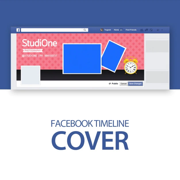 Free PSD | Facebook cover template