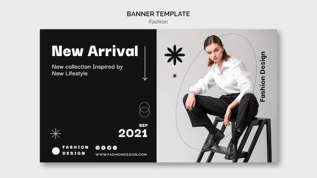 Free PSD | Fashion banner design template