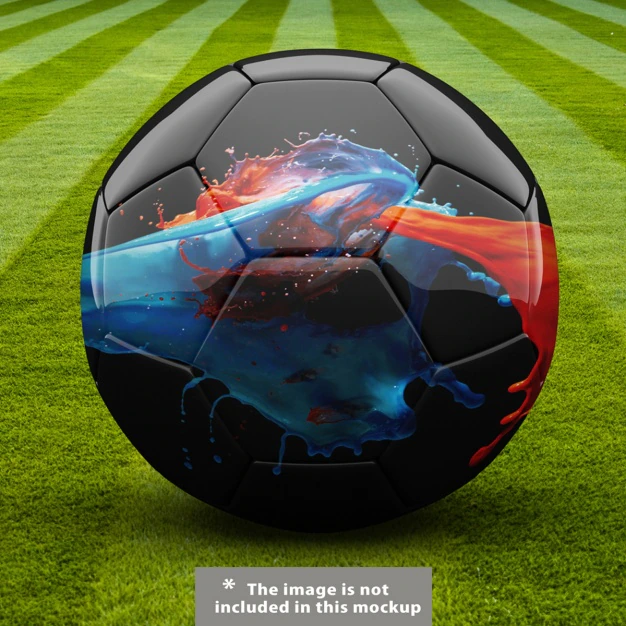 Free PSD | Football ball mock up design