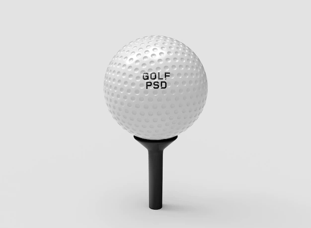 Free PSD | Golf ball mockup