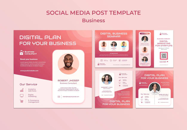 Free PSD | Gradient business design template