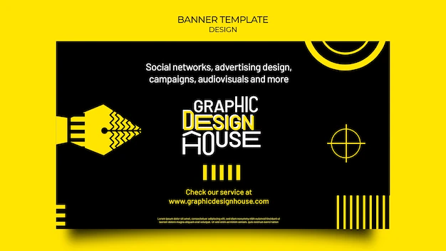 Free PSD | Graphic design services banner template