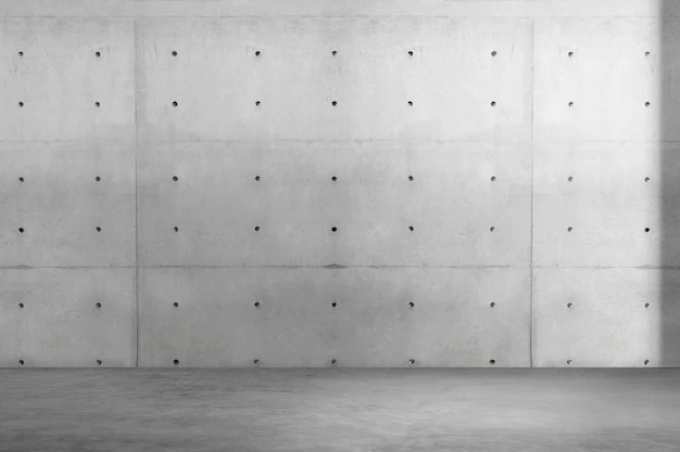 Free PSD | Industrial room wall mockup psd in concrete