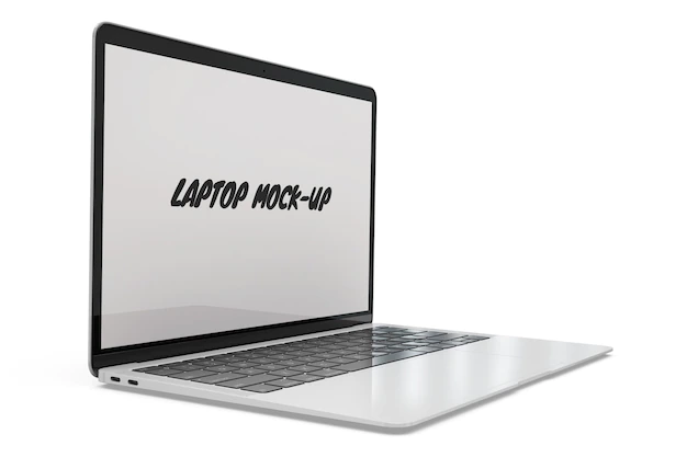 Free PSD | Laptop mock-up isolated