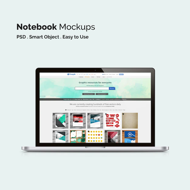 Free PSD | Laptop mock up