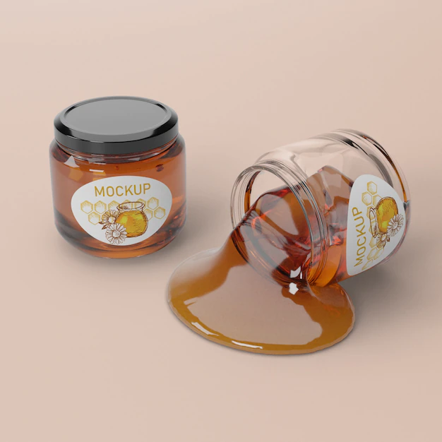 Free PSD | Liquid honey product
