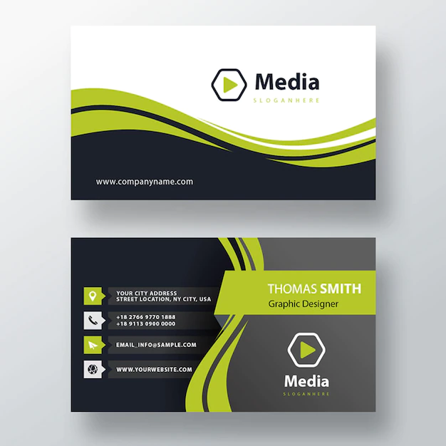 Free PSD | Minimal psd business card template