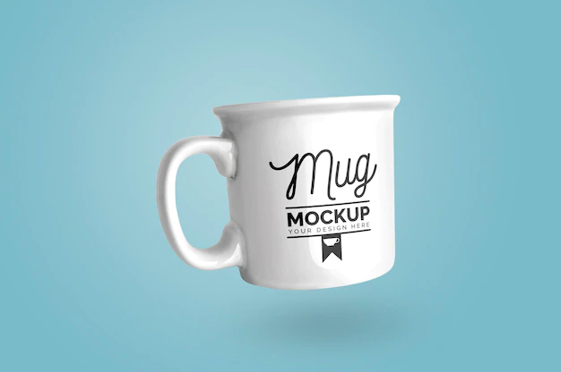 Free PSD | Mockup of white mug