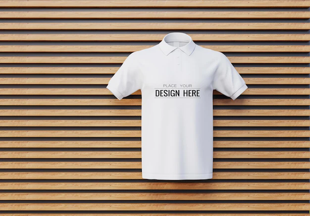 Free PSD | Mockup polo shirt for advertising 3d render psd