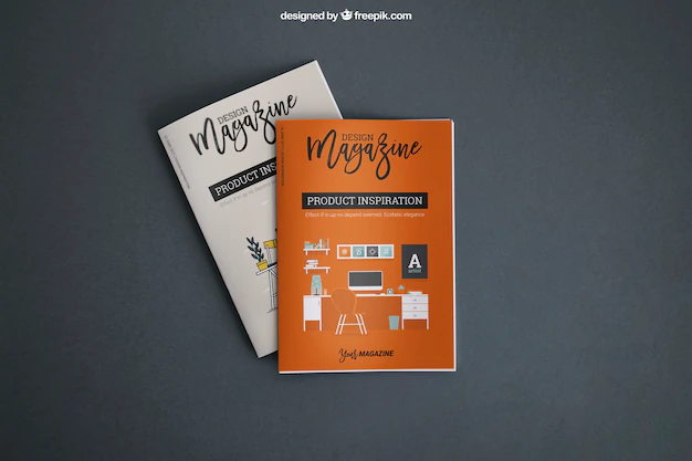 Free PSD | Mockup with covers