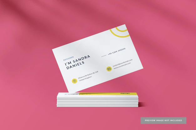 Free PSD | Modern business card mockup