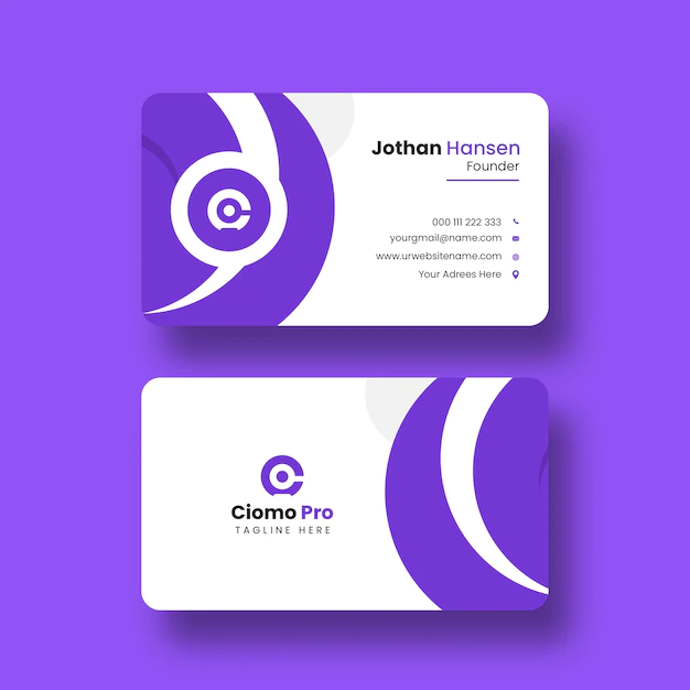 Free PSD | Modern business card template