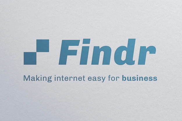 Free PSD | Modern business logo, letterpress effect for tech companies, high quality template psd
