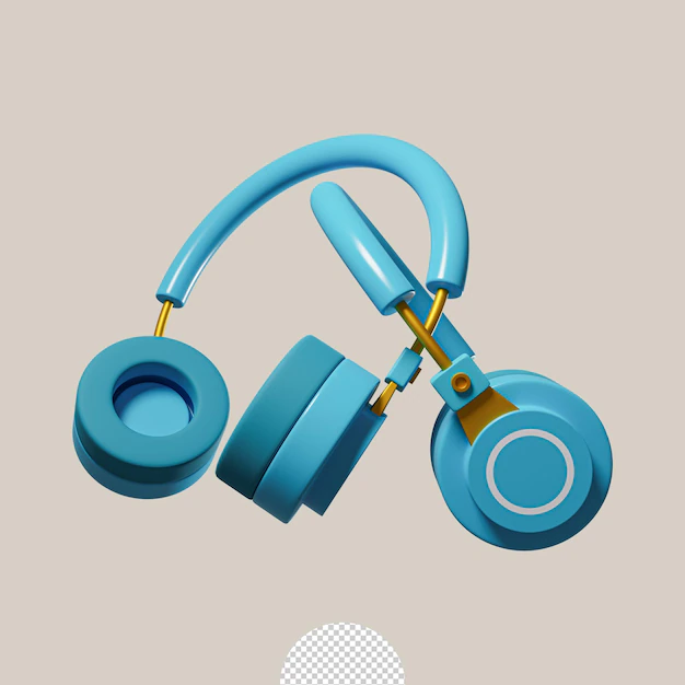 Free PSD | Modern minimal headphone branding