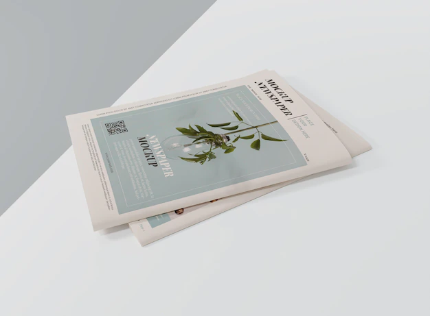 Free PSD | Newspaper mock-up