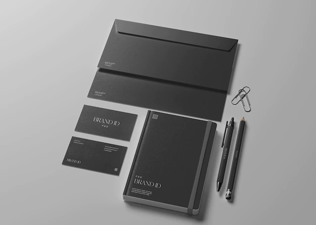 Free PSD | Office stationery mockup