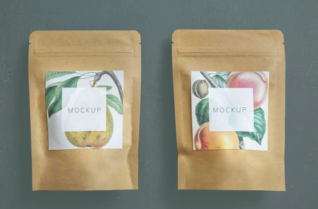 Free PSD | Organic tea branding and packaging