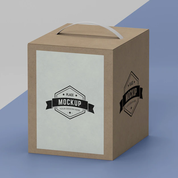 Free PSD | Packaging box concept mock-up