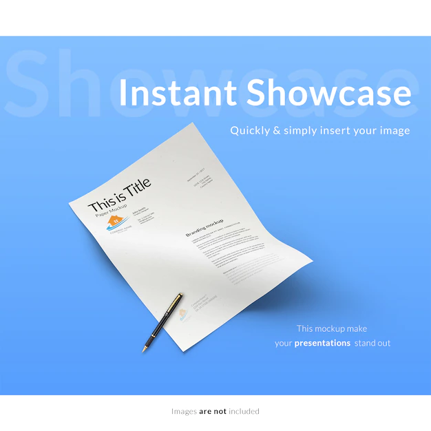 Free PSD | Paper mock up