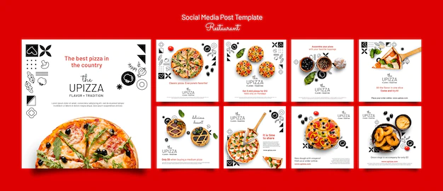 Free PSD | Pizza restaurant social media post