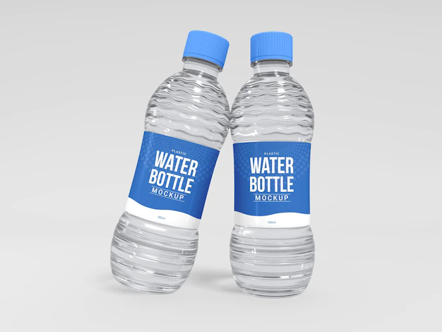 Free PSD | Plastic water bottle  mockup