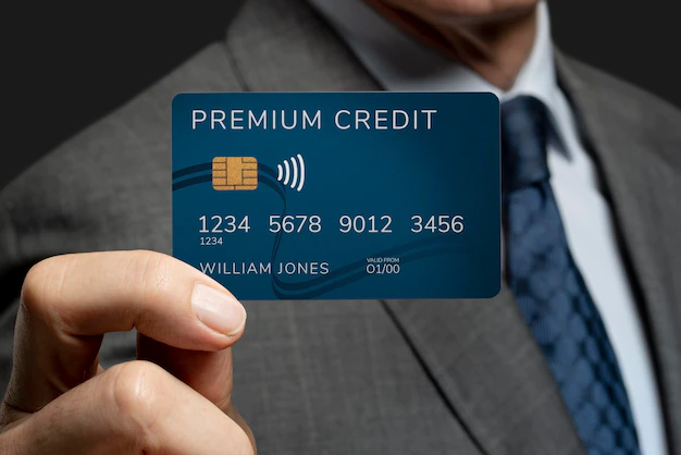 Free PSD | Premium credit card mockup psd