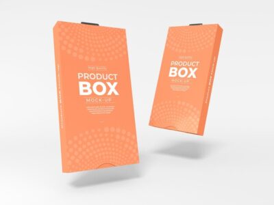 Free PSD | Product box packaging mockup