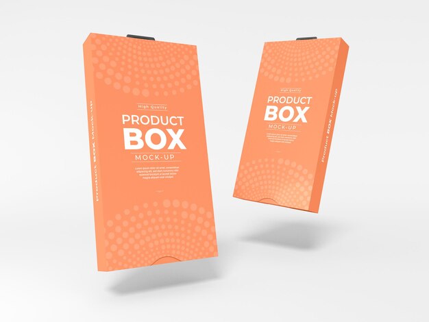 Free PSD | Product box packaging mockup