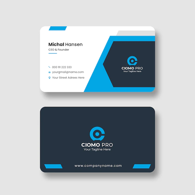 Free PSD | Professional business card template