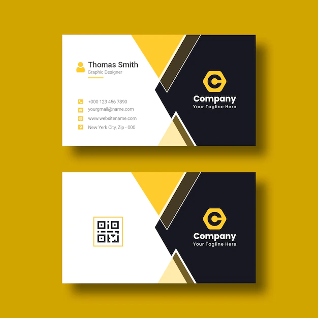 Free PSD | Professional corporate business card template