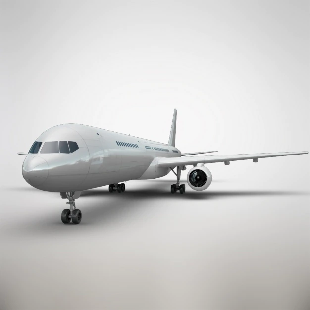 Free PSD | Realistic airplane presentation