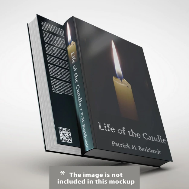 Free PSD | Realistic book cover presentation