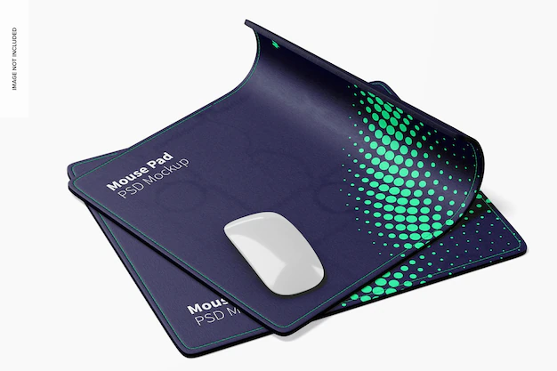 Free PSD | Rectangular mouse pads mockup