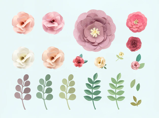 Free PSD | Rose pattern floral texture concept