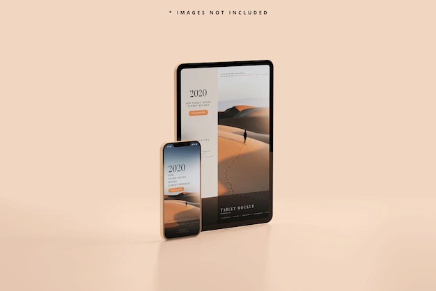 Free PSD | Smart phone and tablet mockup