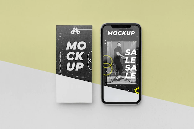 Free PSD | Social media stories and smartphone mock-up