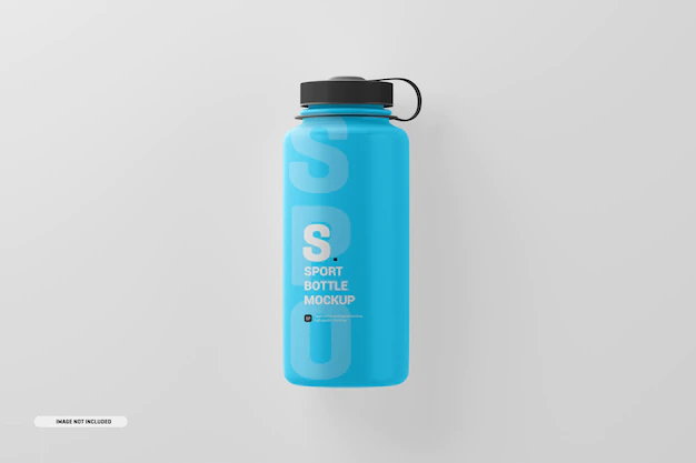 Free PSD | Sport water bottle mockup