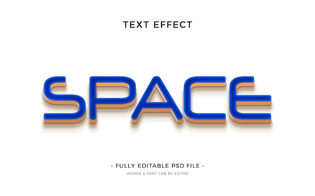 Free PSD | Star text effect