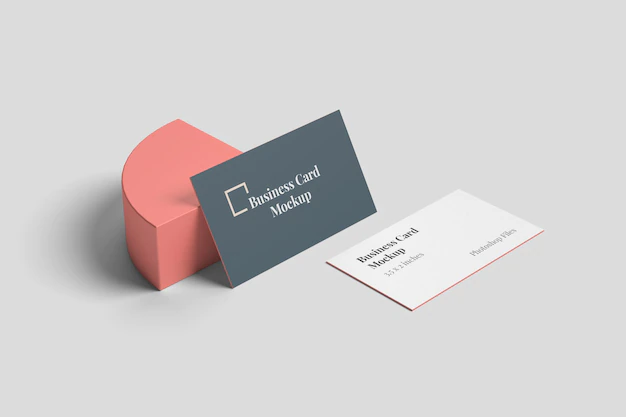 Free PSD | Stylish business card mockup