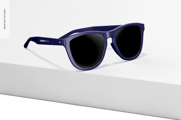 Free PSD | Sunglasses mockup, left view