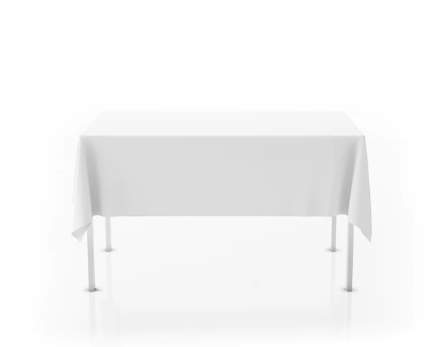Free PSD | Table with tablecloth