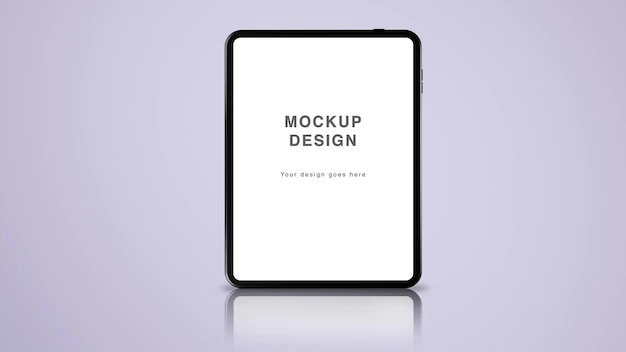 Free PSD | Tablet and screen - ui ux mockup