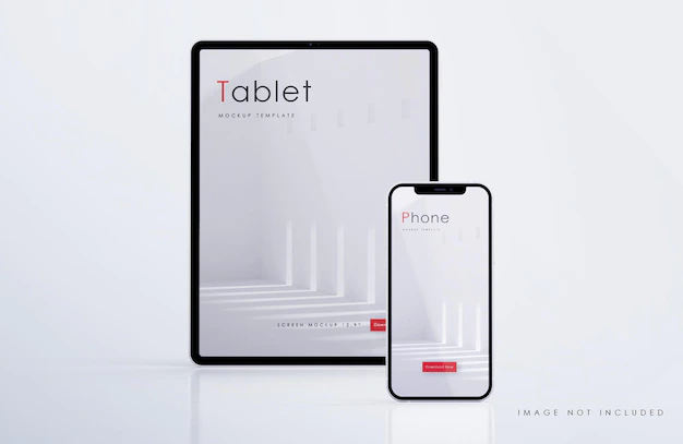 Free PSD | Tablet and smartphone mockup