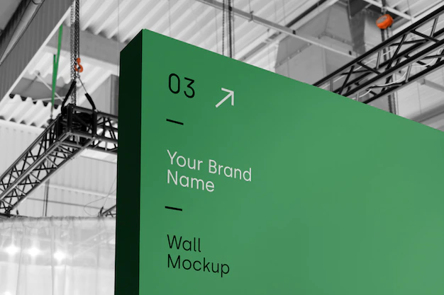 Free PSD | Wall mockup