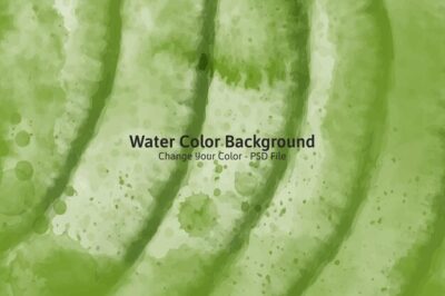 Free PSD | Water color background editable color