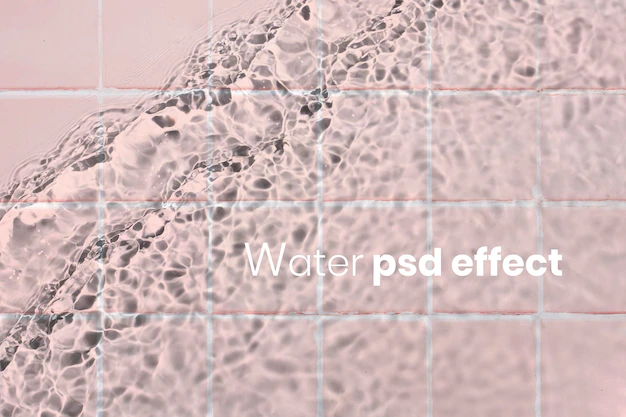 Free PSD | Water psd effect, photoshop add-on