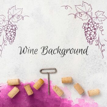 Free PSD | Wine stoppers with corkscrew