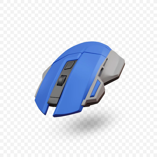 Free PSD | Wireless computer gaming mouse icon isolated 3d render illustration