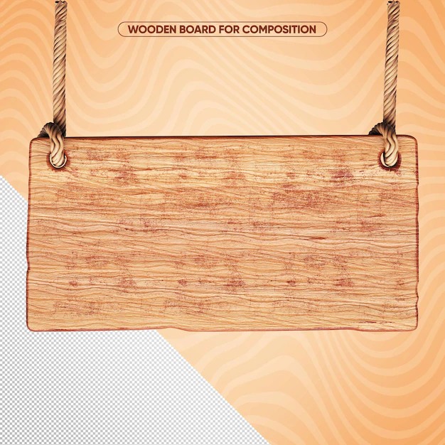 Free PSD | Wood board for composition