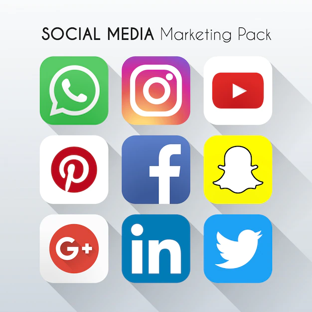 Free Vector | 9 social networking